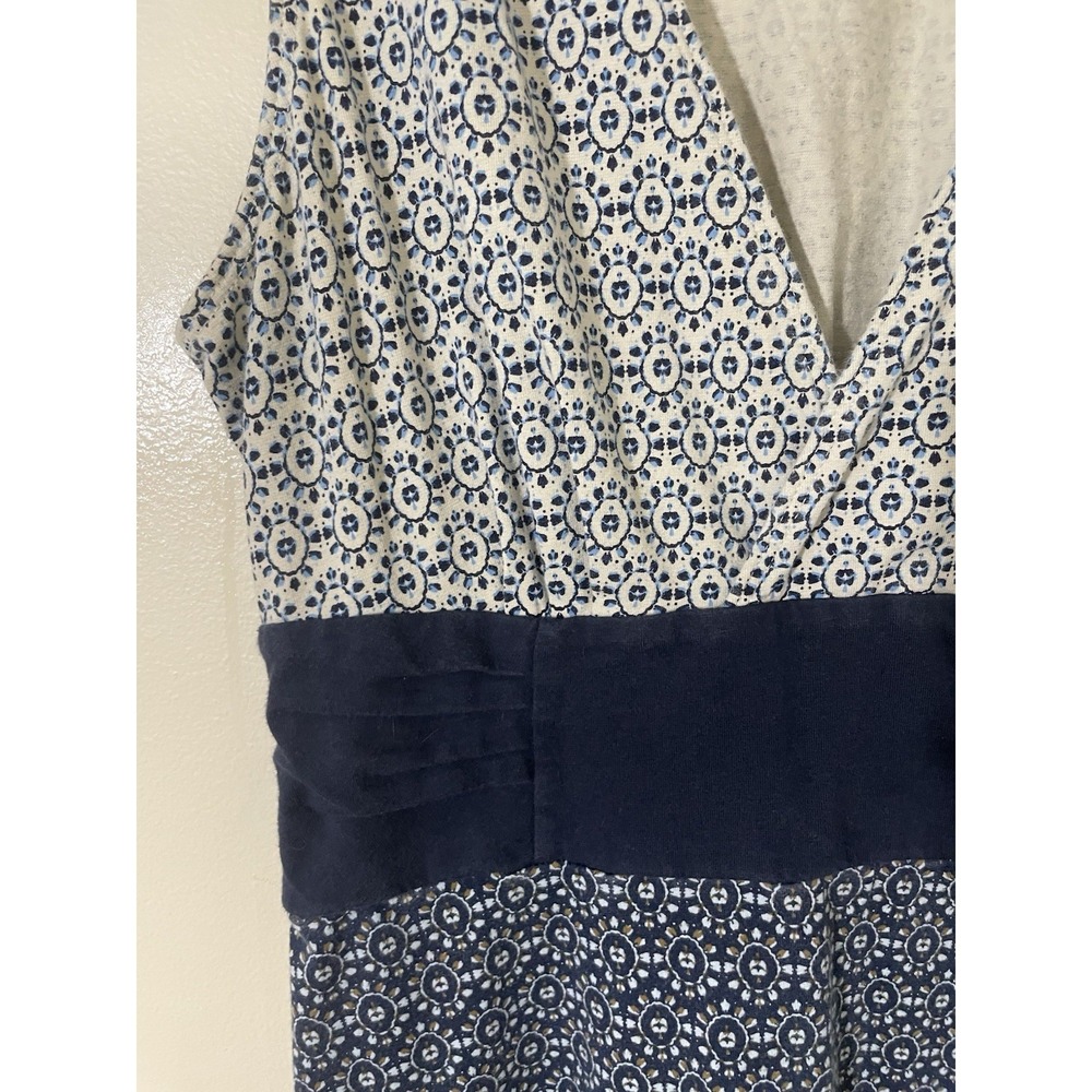 Patagonia Medium Margot Dress Sundress Organic Geometric Print Pattern Blue - Picture 5 of 5